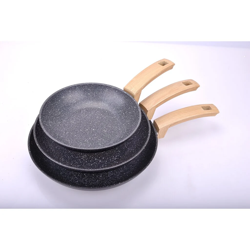 Alluflon ETNEA WOOD Set fi Padelle 20-24-28cm - Image 3