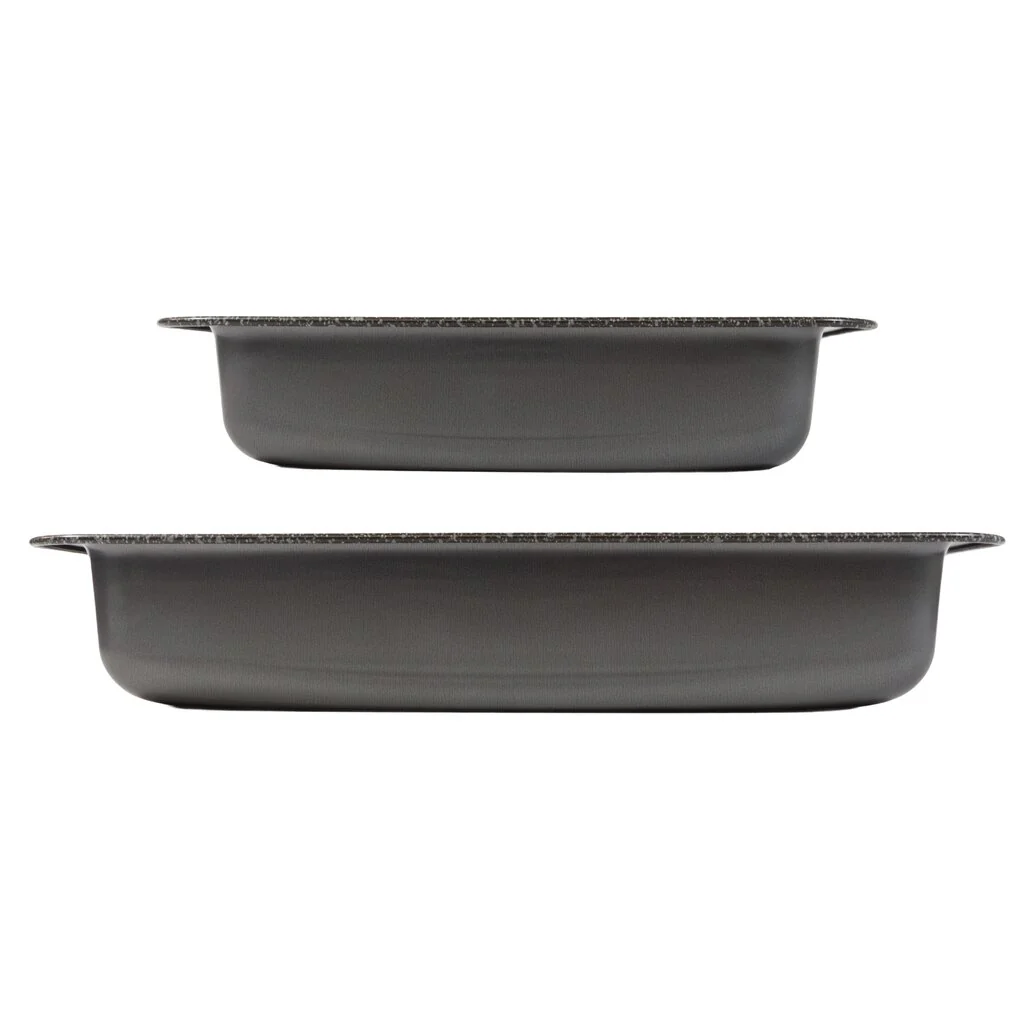 SET DI LASAGNERE 24X18 + 34X25 CM  ALLUFLON VESUVIA - Image 3