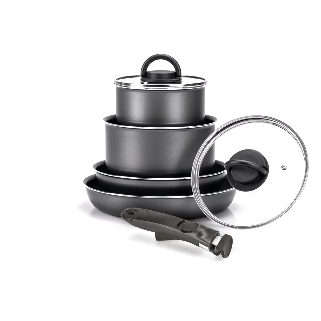 BATTERIA 6 PZ CON MANICO REMOVIBILE MONETA EDEN