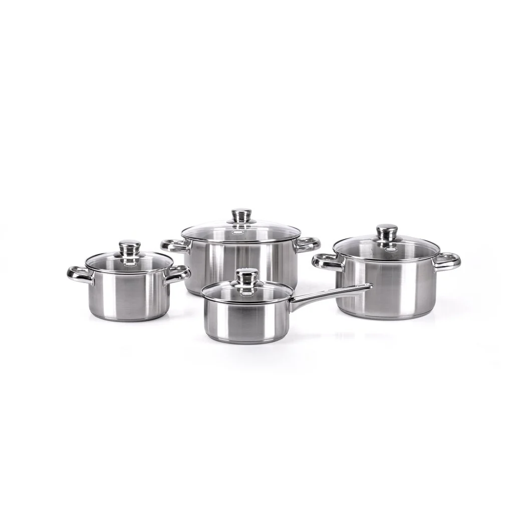 BATTERIA IN ACCIAIO INOX 4PZ BERNDES ROMA - Image 2