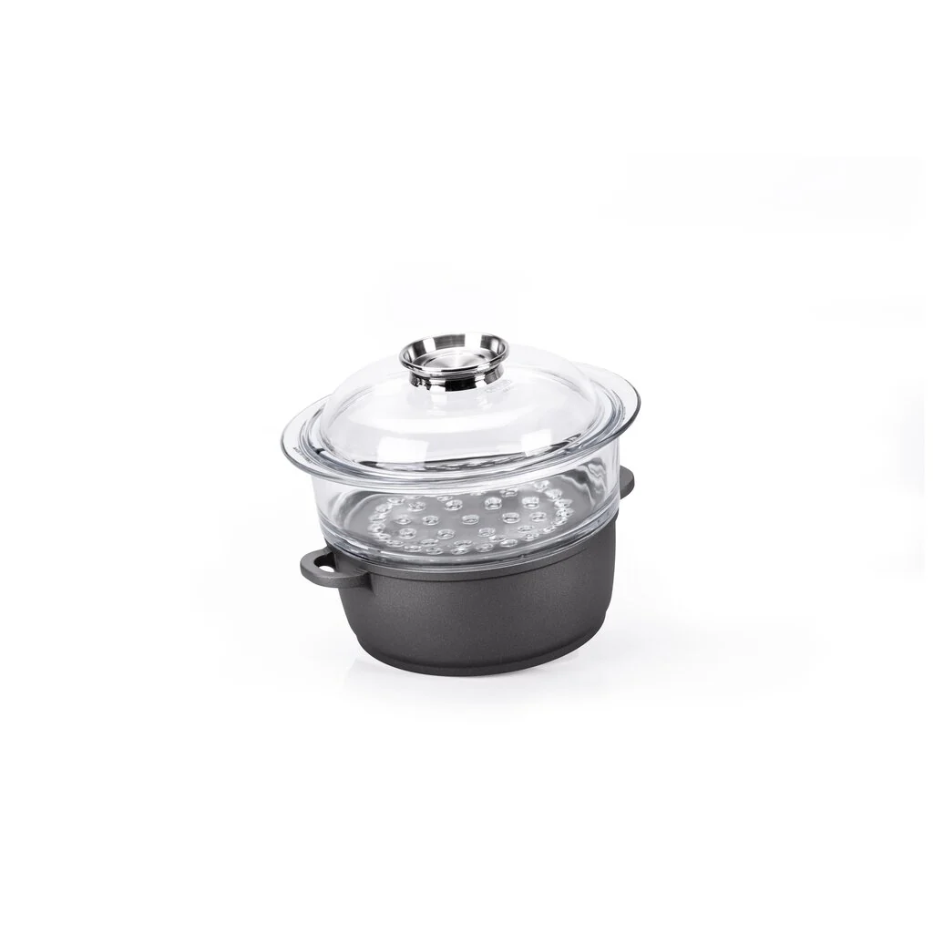 SET VAPORIERA 24CM BERNDES SPECIAL SILVER – Cottura sana e versatile