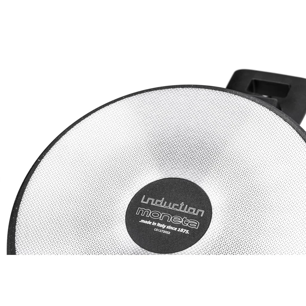 Moneta Etnea Evolution Batteria da 7 pezzi: Padelle 24 + 28 cm, Casseruole 16 + 24 cm, Coperchi 16 + 24 cm - Image 6