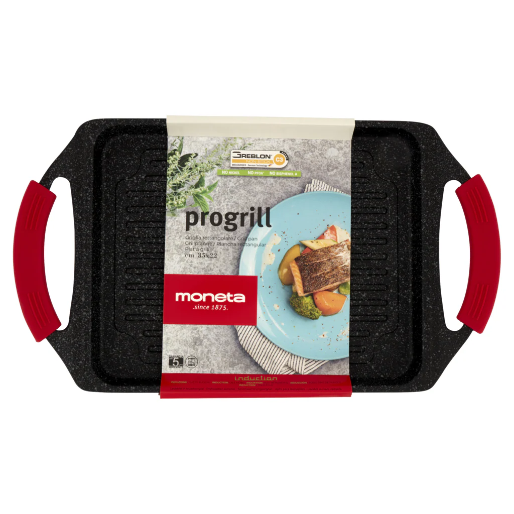 Moneta GRILL&PLANCHAS GRIGLIA RETTANGOLARE 35X22cm - Image 4