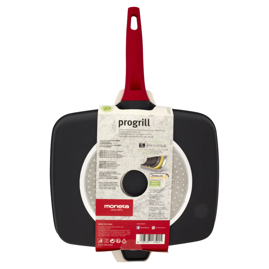 Moneta GRILL&PLANCHAS MULTISECTION GRILL 34X31cm - Image 6