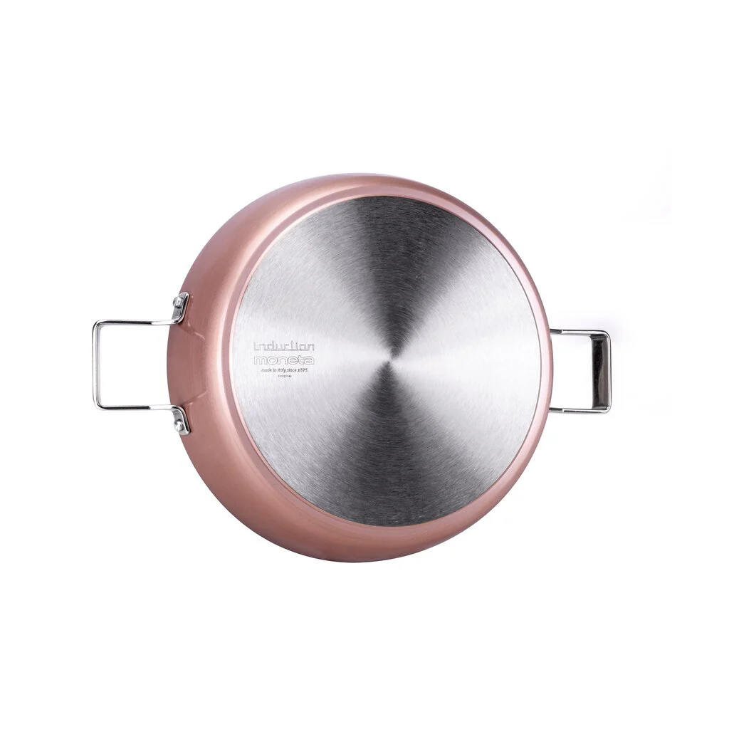 TEGAME 28CM CON COPERCHIO MONETA ROSE GOLD DIAMANT - Image 6