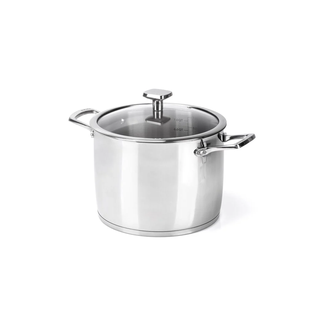 PENTOLA 24CM CON SCOLAPASTA E CESTELLO VAPORE MONETA ACCORDO INOX - Image 3