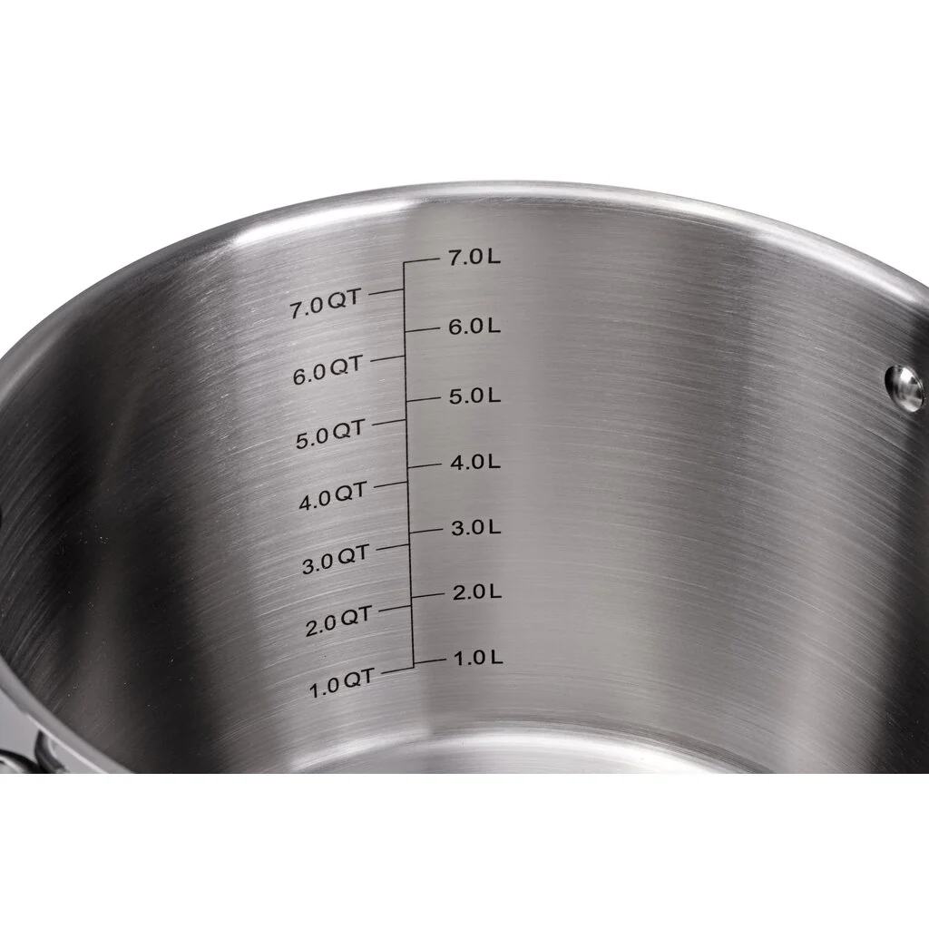 PENTOLA 24CM CON SCOLAPASTA E CESTELLO VAPORE MONETA ACCORDO INOX - Image 4