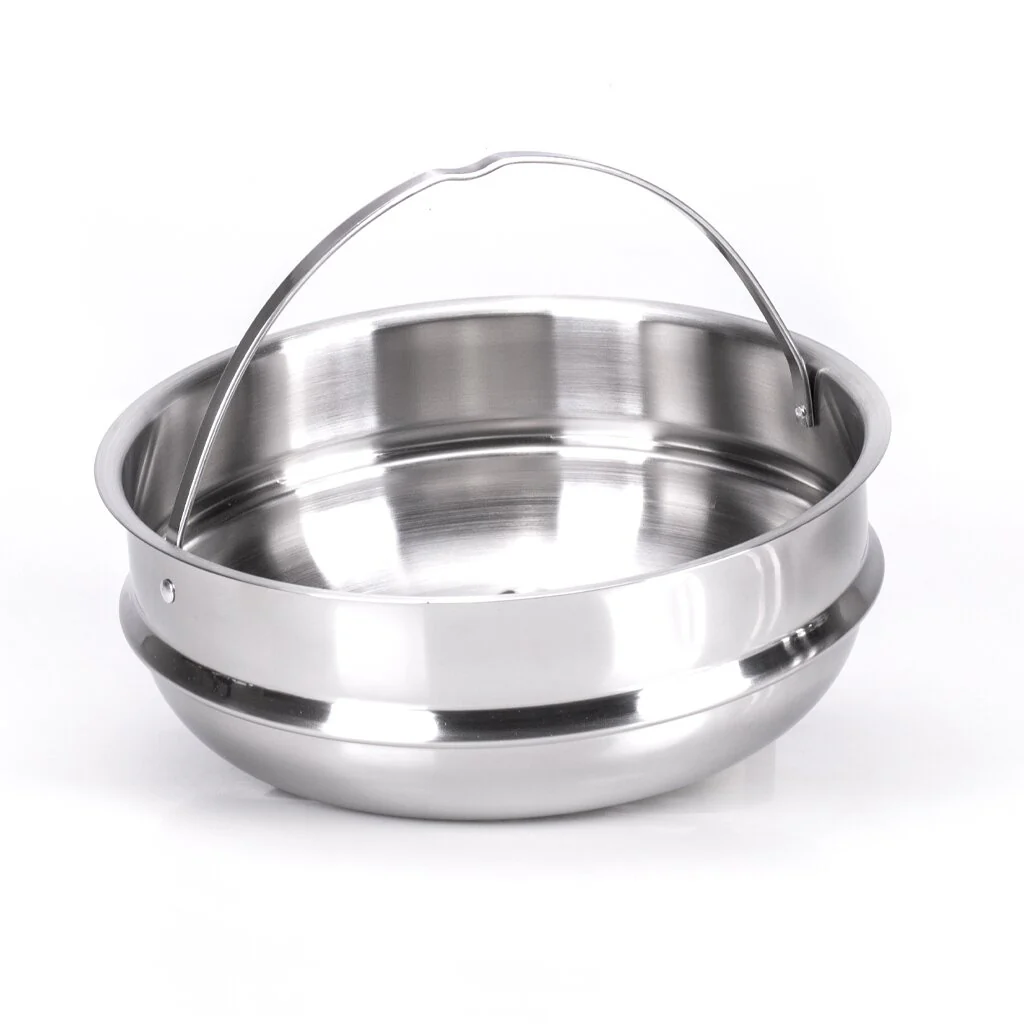 PENTOLA 24CM CON SCOLAPASTA E CESTELLO VAPORE MONETA ALLEGRO INOX - Image 5