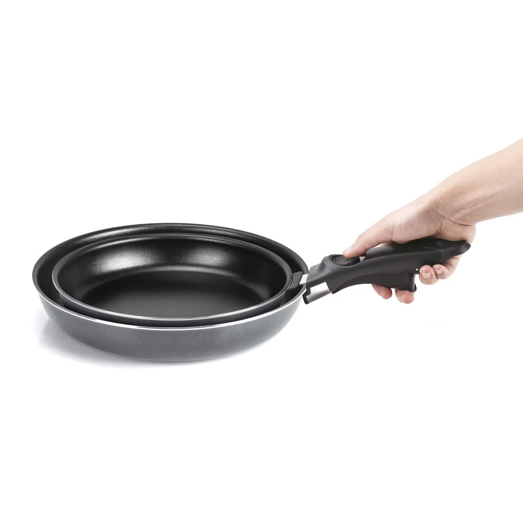 SET DI PADELLE 24 - 28CM CON MANICO REMOVIBILE MONETA EDEN